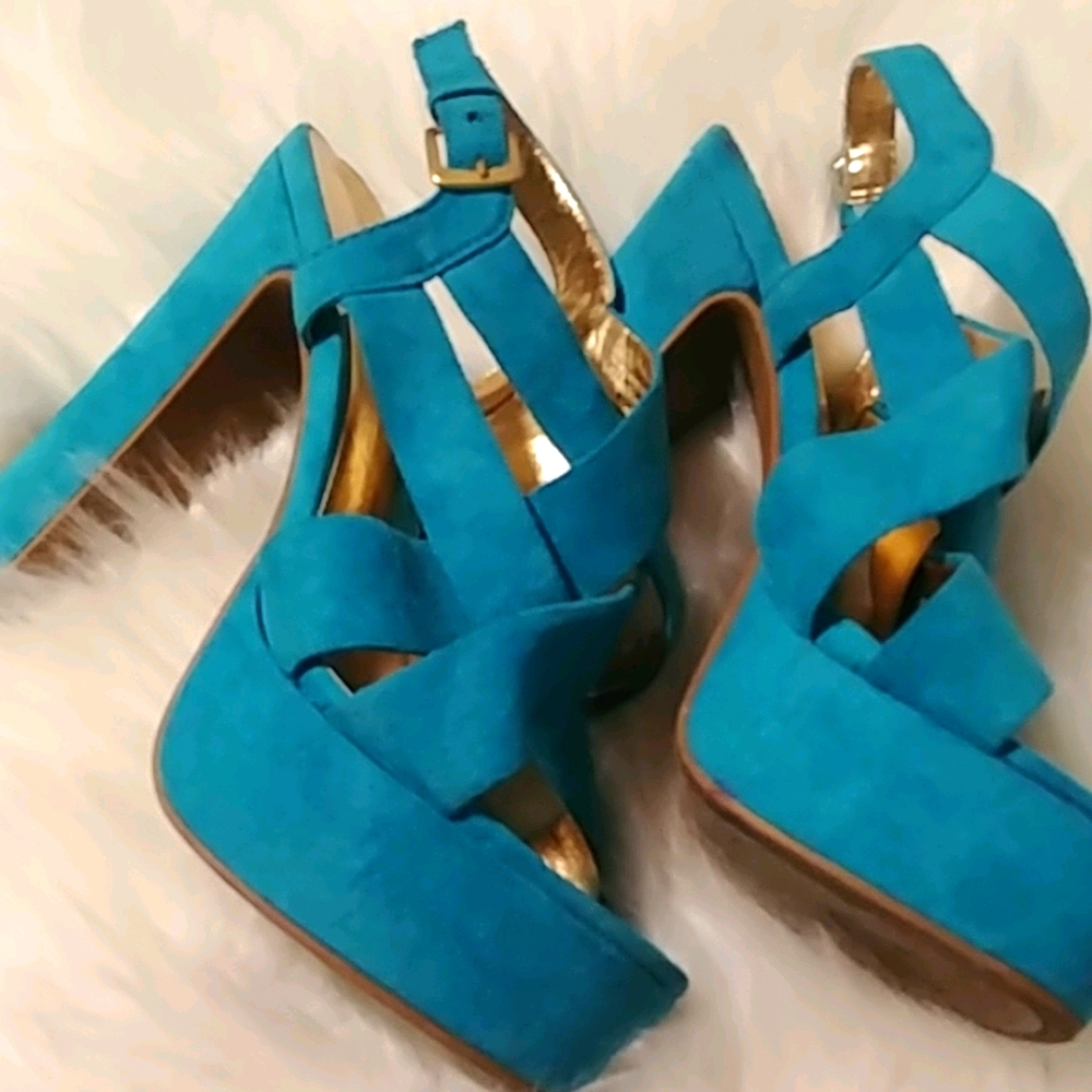 Mossimo Aqua Platform Heels